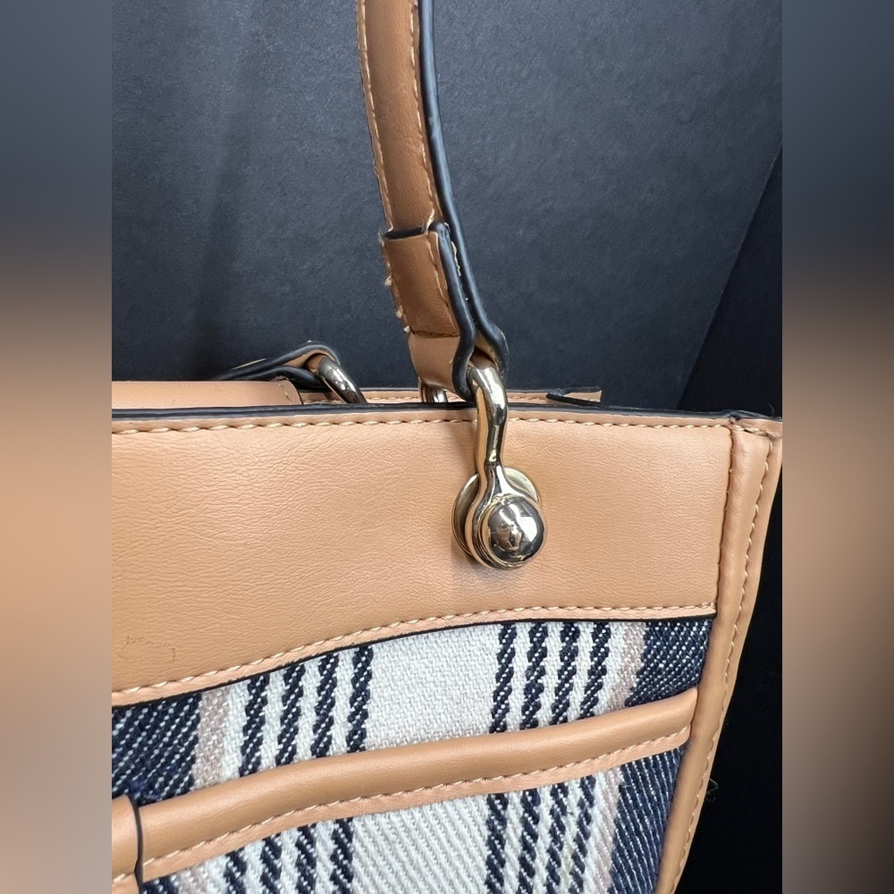 Jones New York shoulder bag Signature Navy Blue and white - Picture 4 of 12